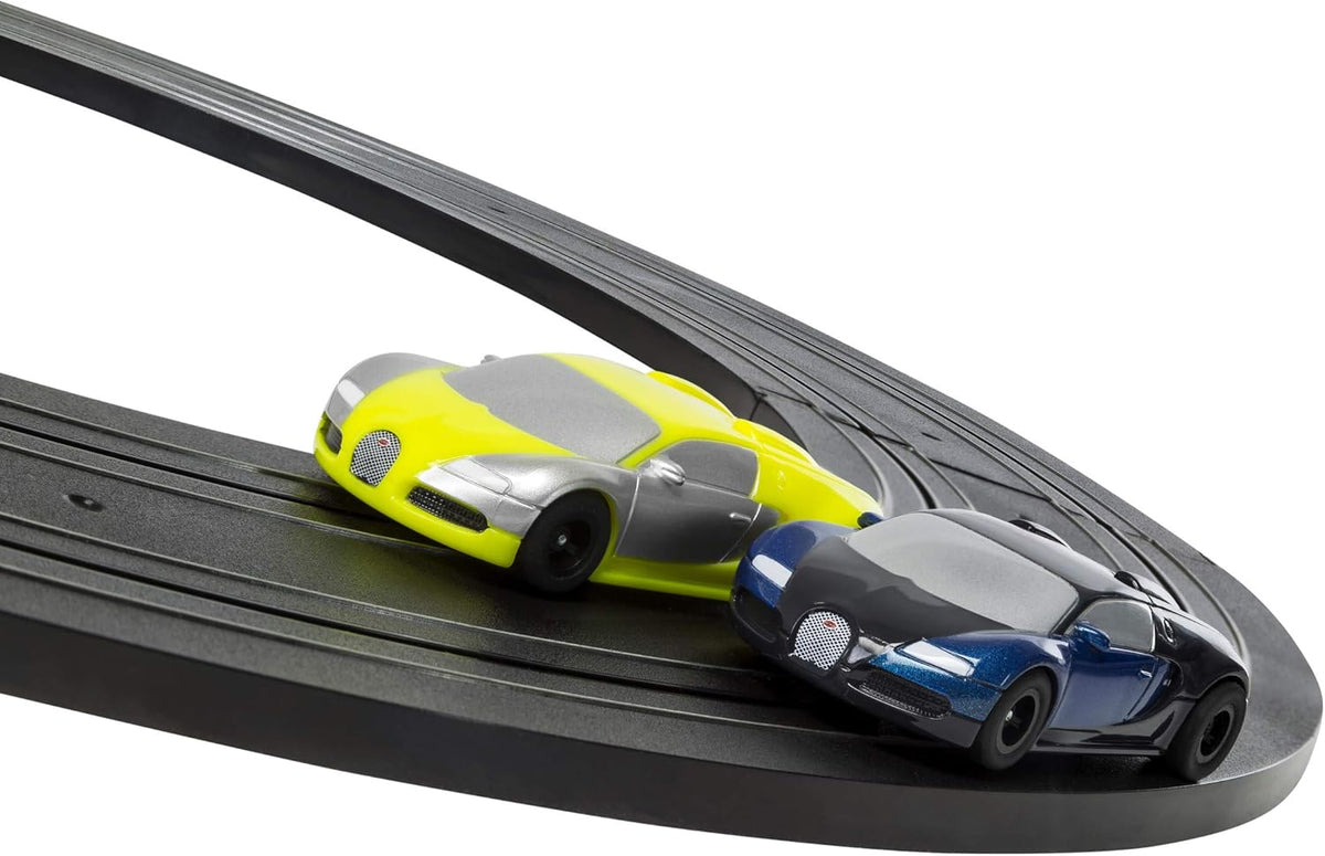 Micro Hyper-Cars Race Slot Car Set (1:64 Scale) H11128