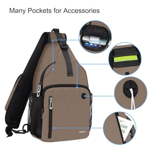 Sling Backpack Bag with USB Charging Port Z27402