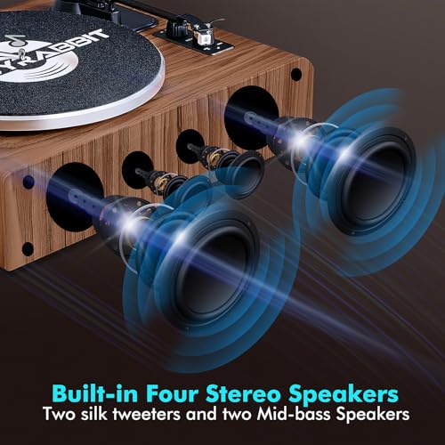 Belt Drive 2-Speed Turntable with Bluetooth P75215