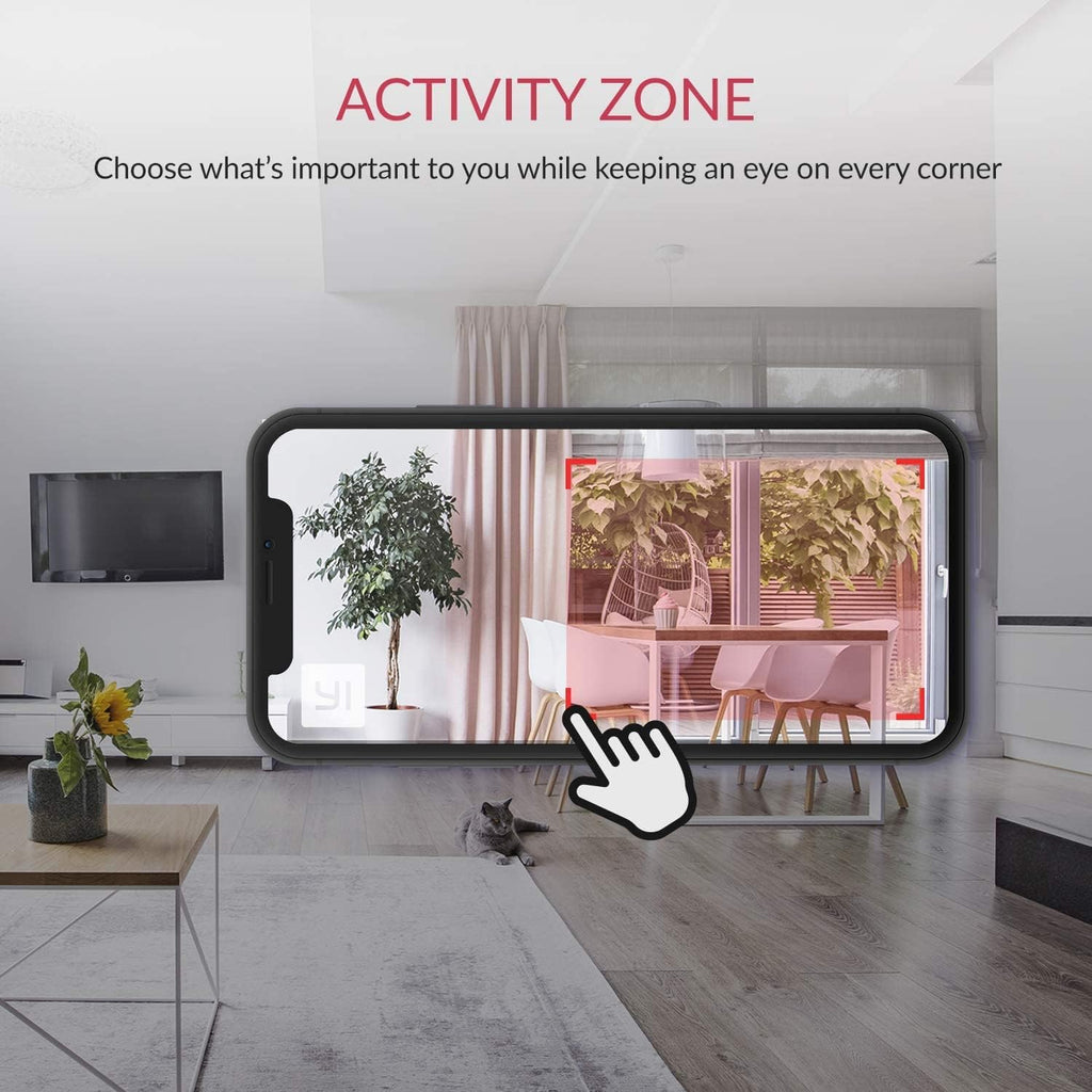 1080p WiFi Indoor Security Camera with Night Vision A376782