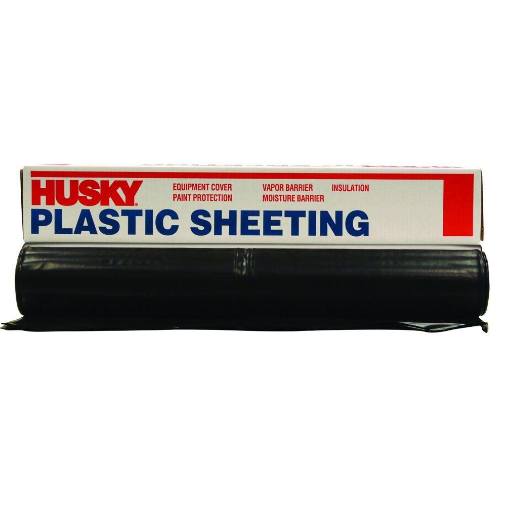 Black Polyethylene Plastic Sheeting B74617