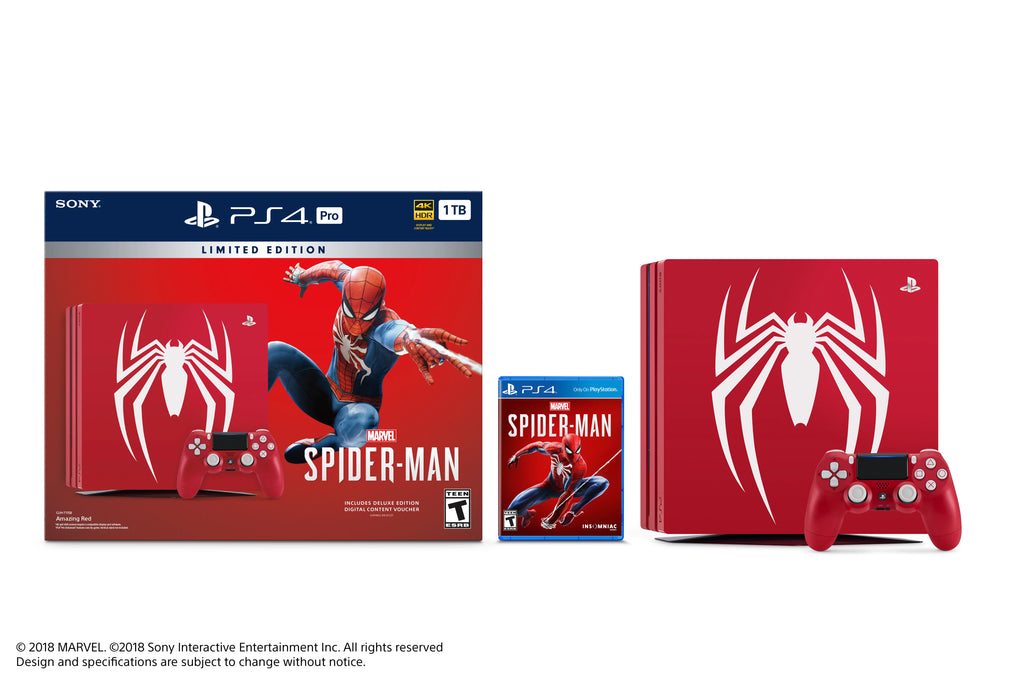Red 1TB PS4 Pro Bundle N813340