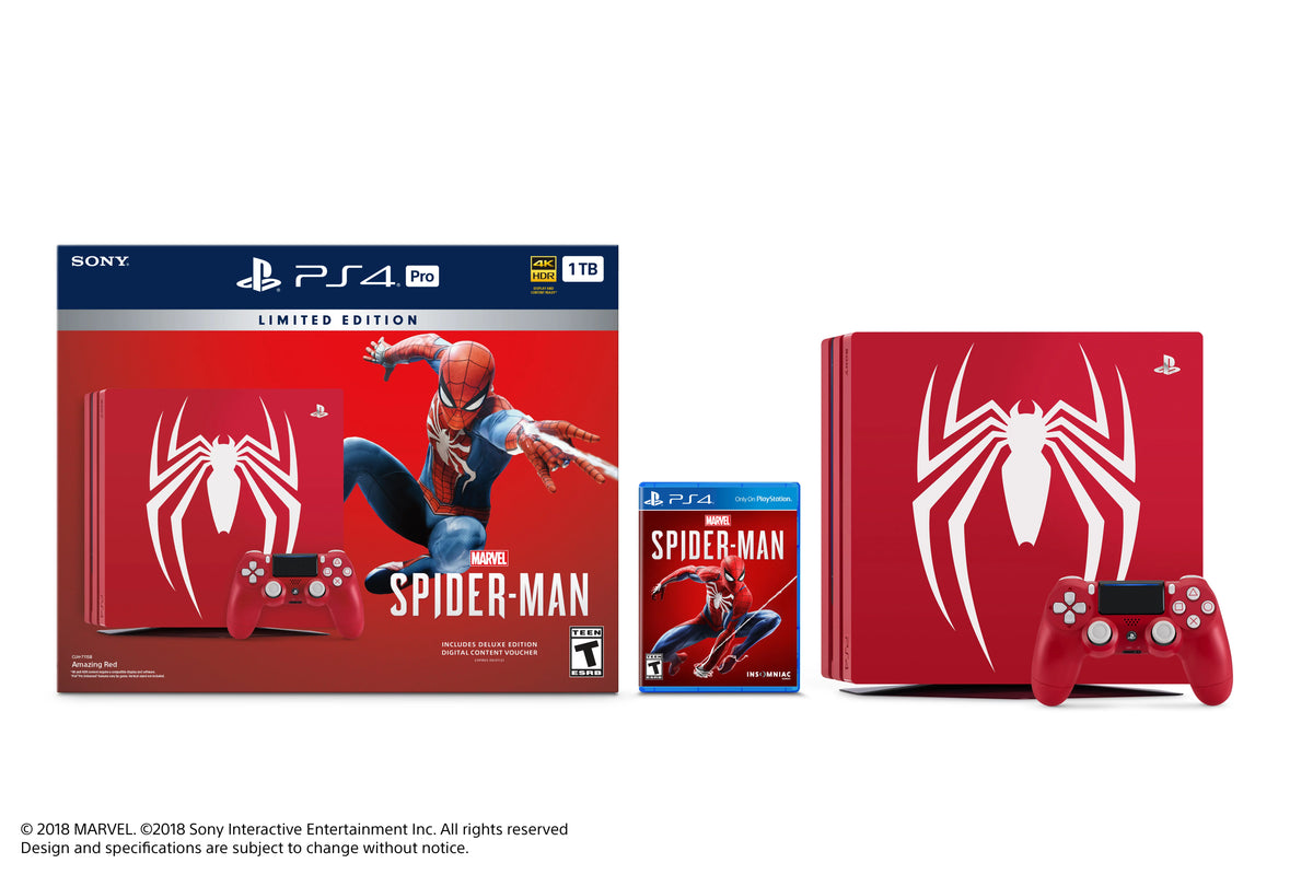 Red 1TB PS4 Pro Bundle N813340