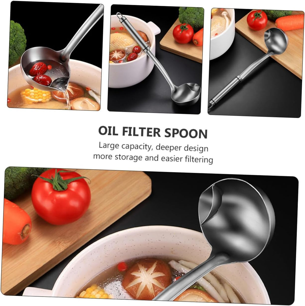 304 Stainless Steel Oil Filter Spoon W666816