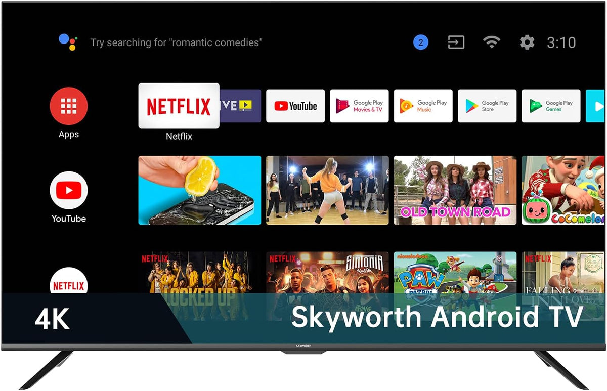 55-inch 4K UHD Android Smart LCD TV with Voice Remote V5336