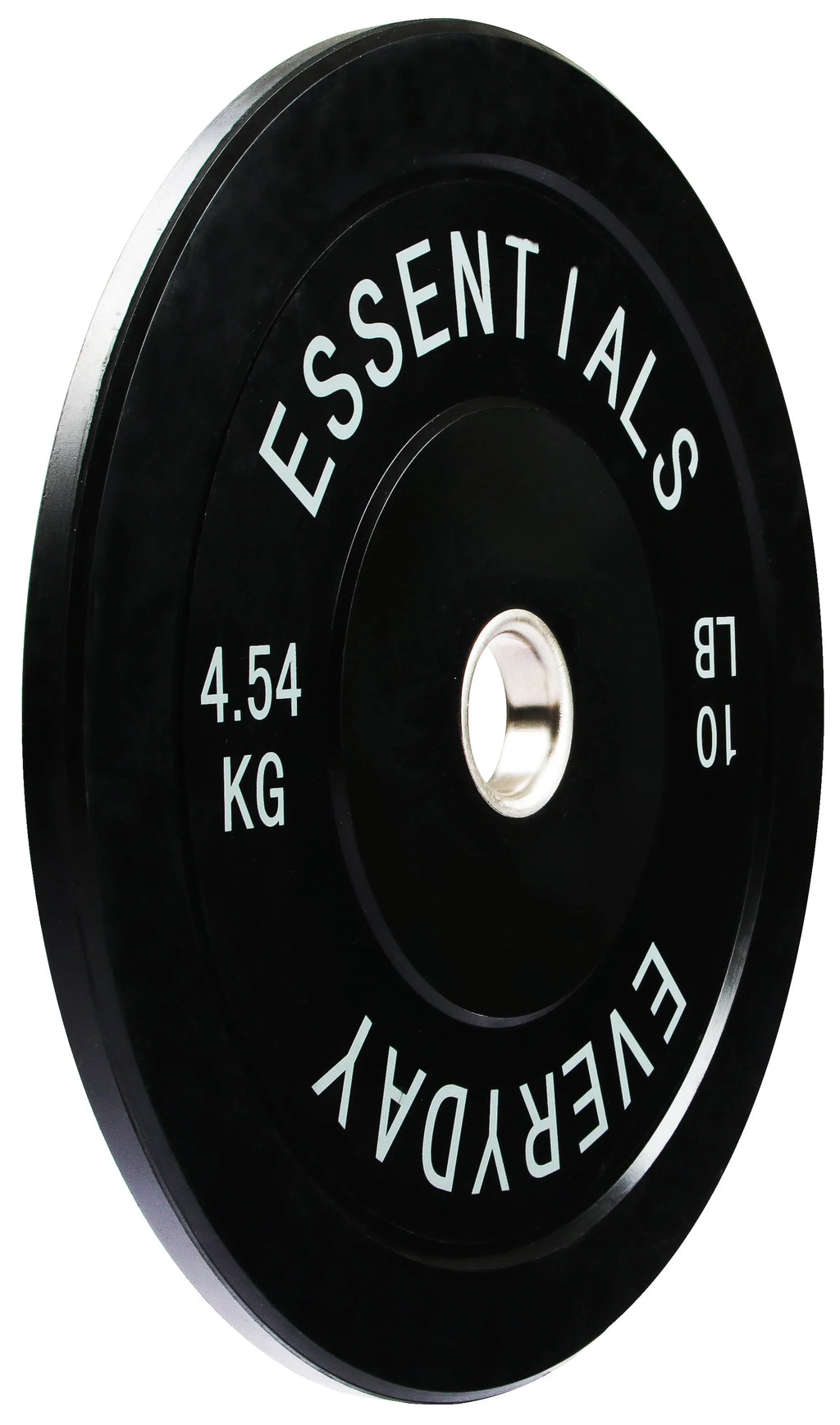 Black 10 lbs Bumper Plate with Steel Hub B6399