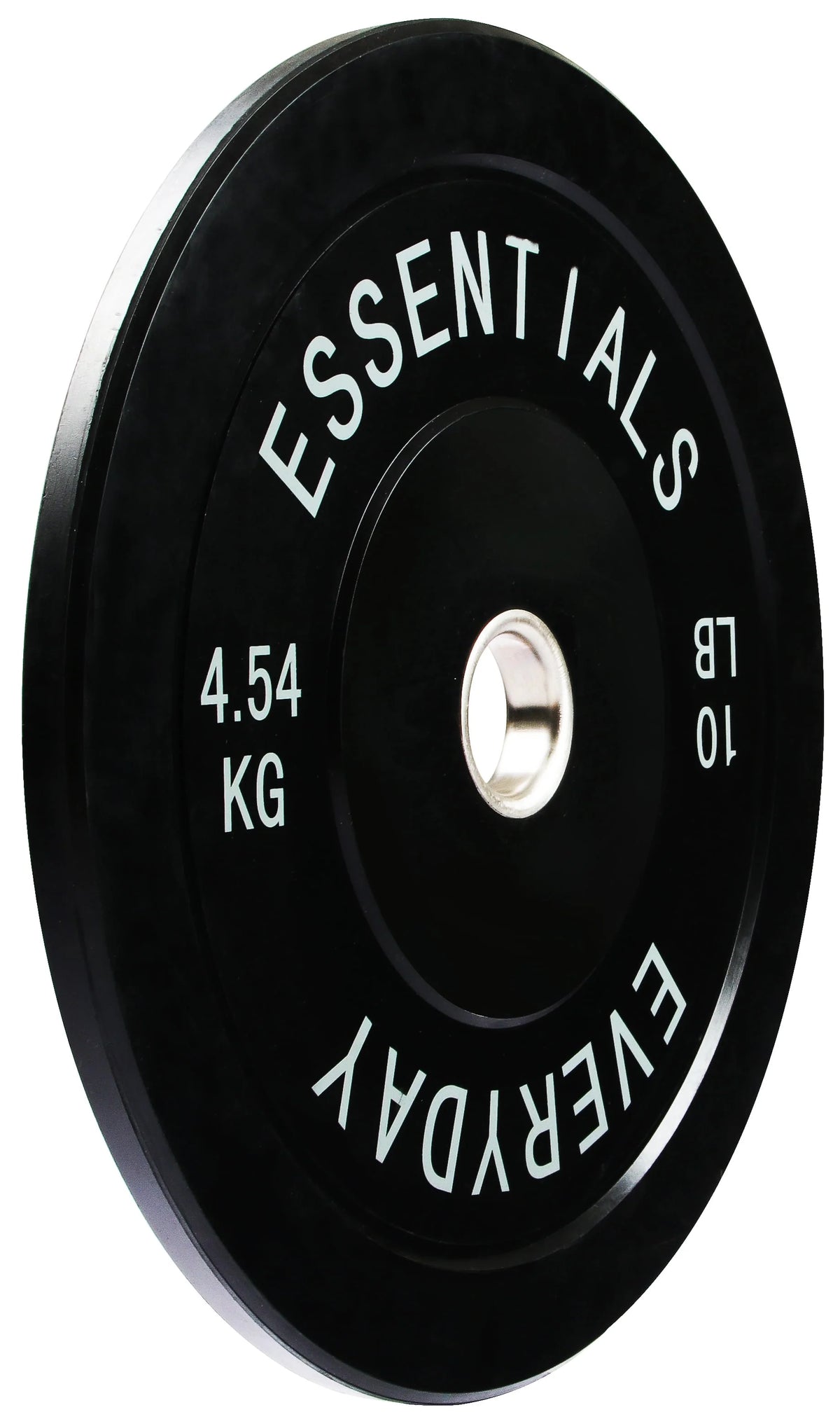 Black 10 lbs Bumper Plate with Steel Hub B6399
