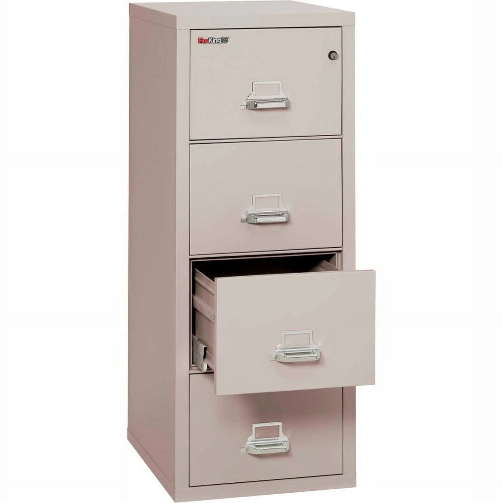 25" Vertical 4-Drawer Letter-Size Fireproof File Cabinet V9692