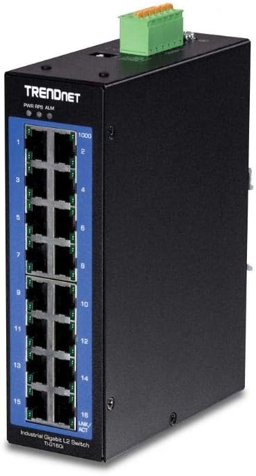 16-Port Industrial Gigabit L2 Managed DIN-Rail Switch Q99882