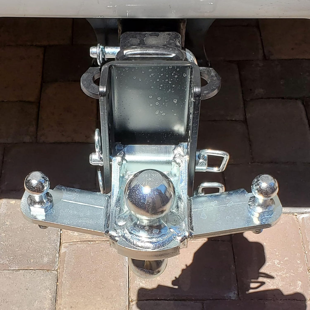 Combo Ball Mount with Sway Control Tabs, 12,000 lbs, Fits 2-1/2" Hitch S896458