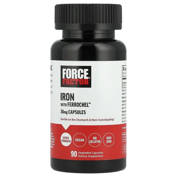 Iron 36 mg 90 Vegetable Capsules J257234