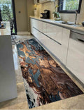2'x3' Shimmery Marble Printed Rug F519
