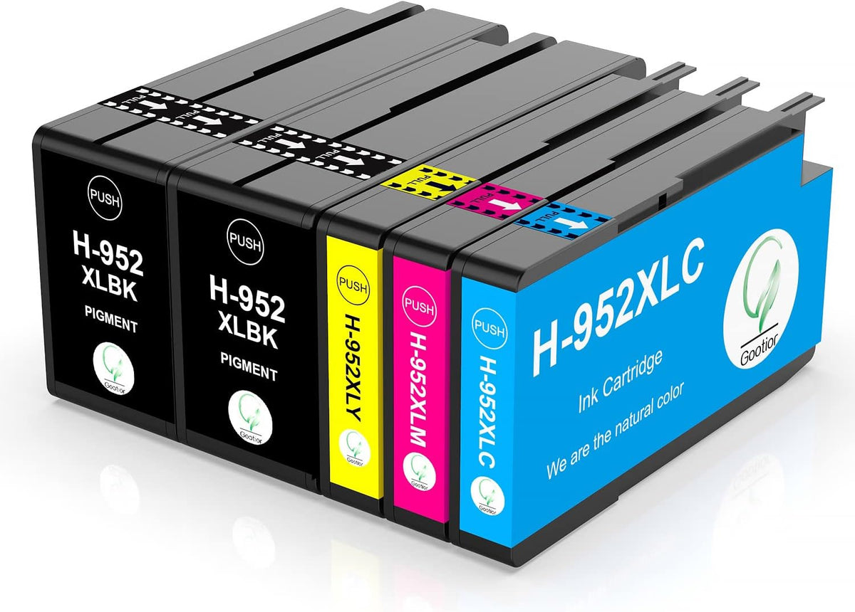 Compatible Ink Cartridges for HP 952 952XL Replacement High Yield 5 Pack H1965
