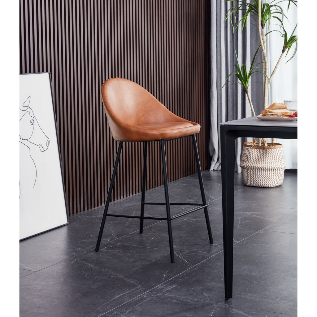 Tan Bar Stool 26'' Seat (Set Of 2) E19105