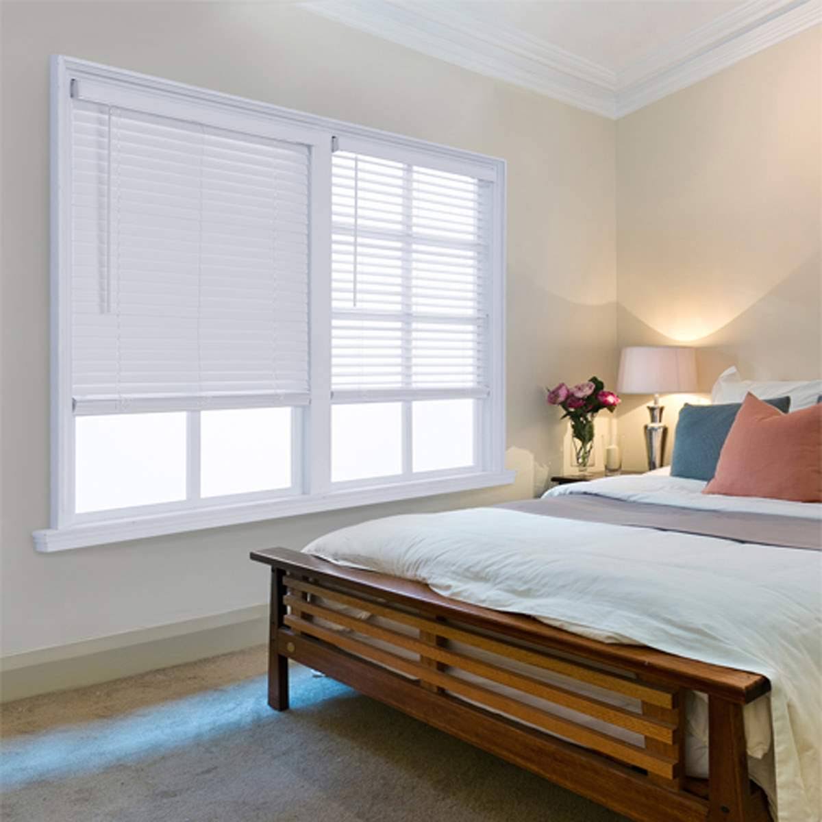 Distressed Grey Faux Wood Cordless Blinds U8911