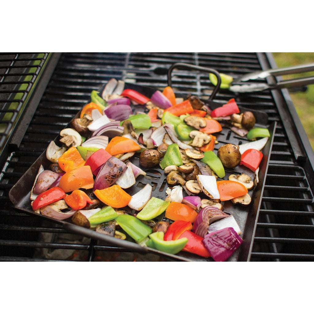 Seasoned Carbon Steel Grilling Pan J93582