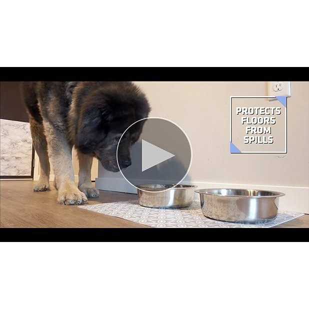 Pet Bowl Placemat Dog & Cat Food Feeding Mat D348096