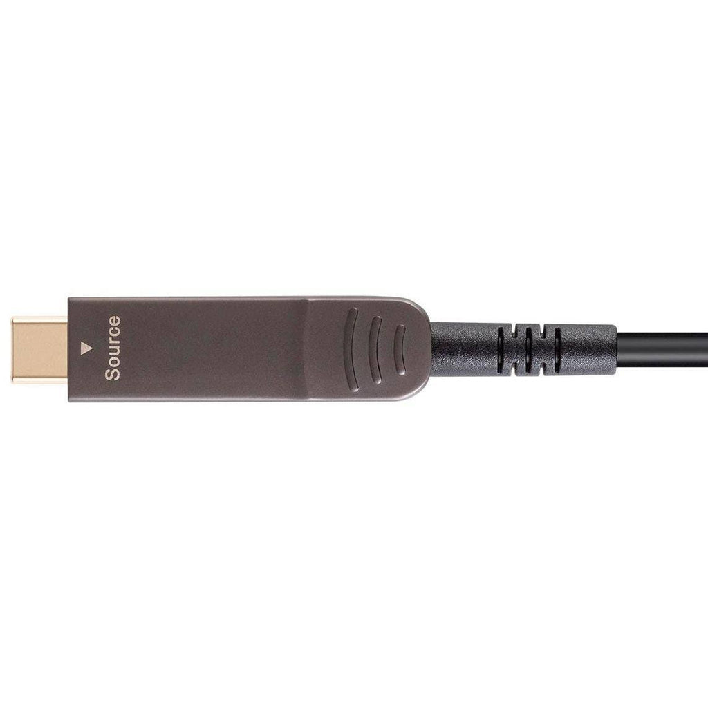 USB 3.1 Type-C to HDMI Video Cable, 30 Feet, Black, 4K@60Hz, Fiber Optic, AOC, Gold Plate U682733