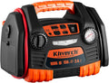 Portable Car Jump Starter 1000 Peak Amp 12-Volt with 1-USB 1-12V Power Ports & 150 PSI Air Compressor E5870