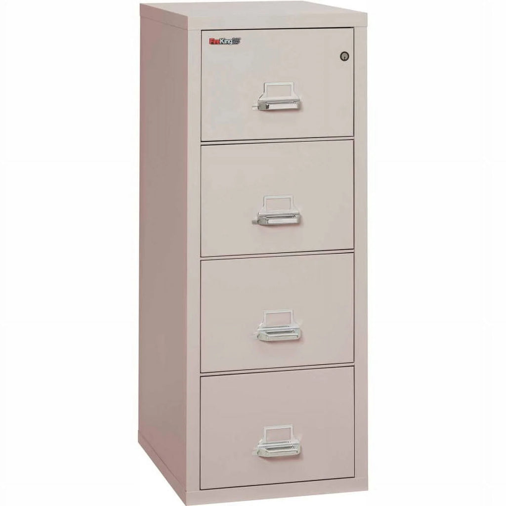25" Vertical 4-Drawer Letter-Size Fireproof File Cabinet V9692