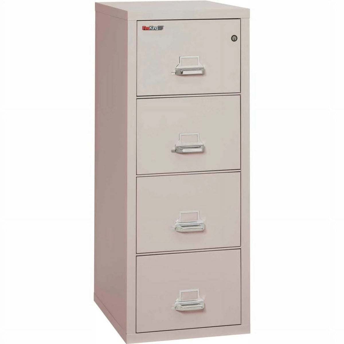 25" Vertical 4-Drawer Letter-Size Fireproof File Cabinet V9692