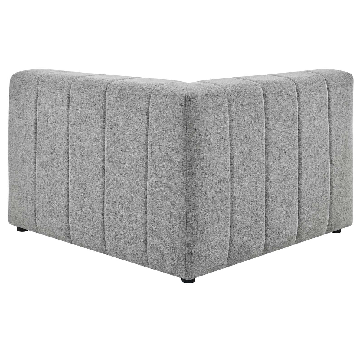 Light Grey Fabric Loveseat Sofa H1029