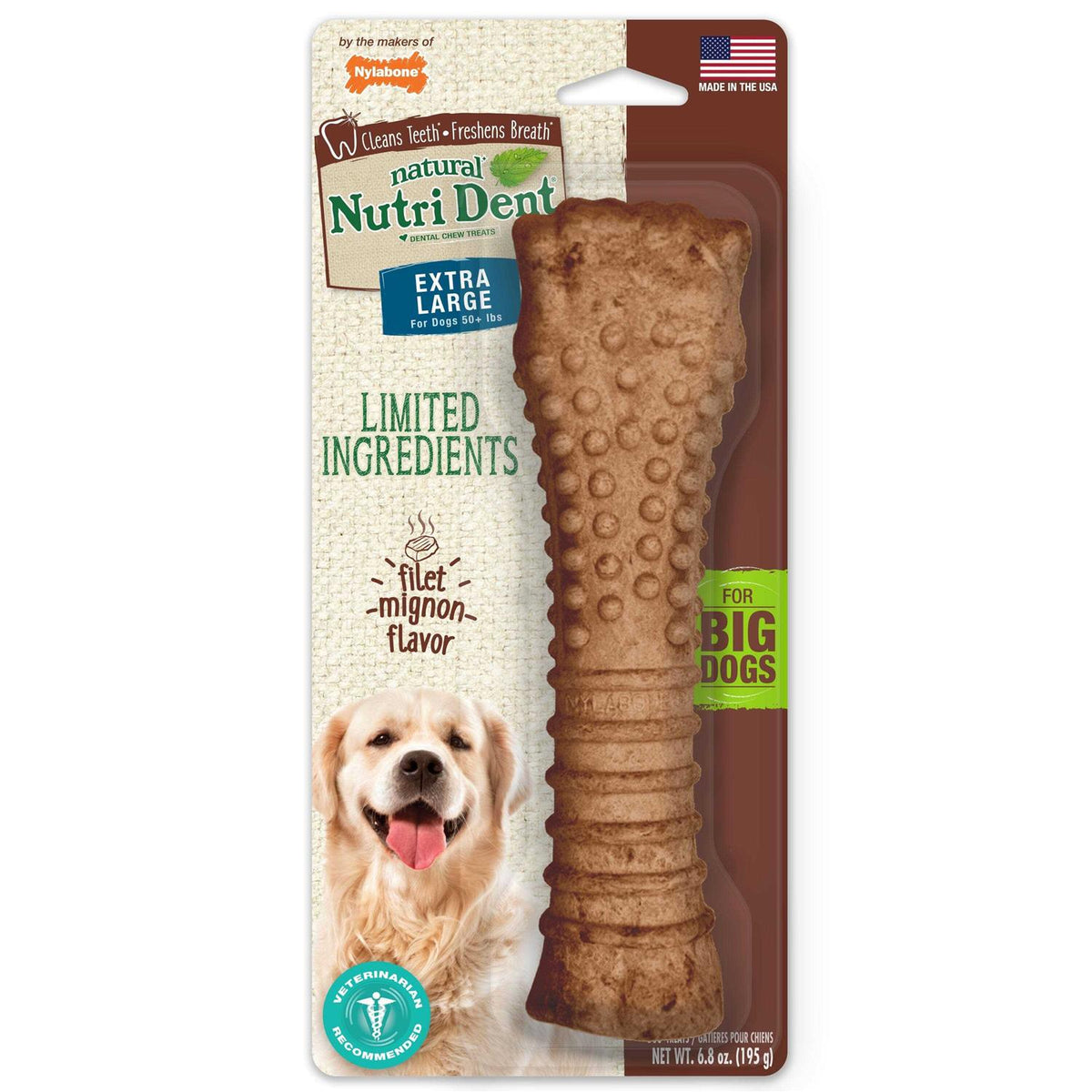 Filet Mignon Flavored Dog Dental Chews I120338
