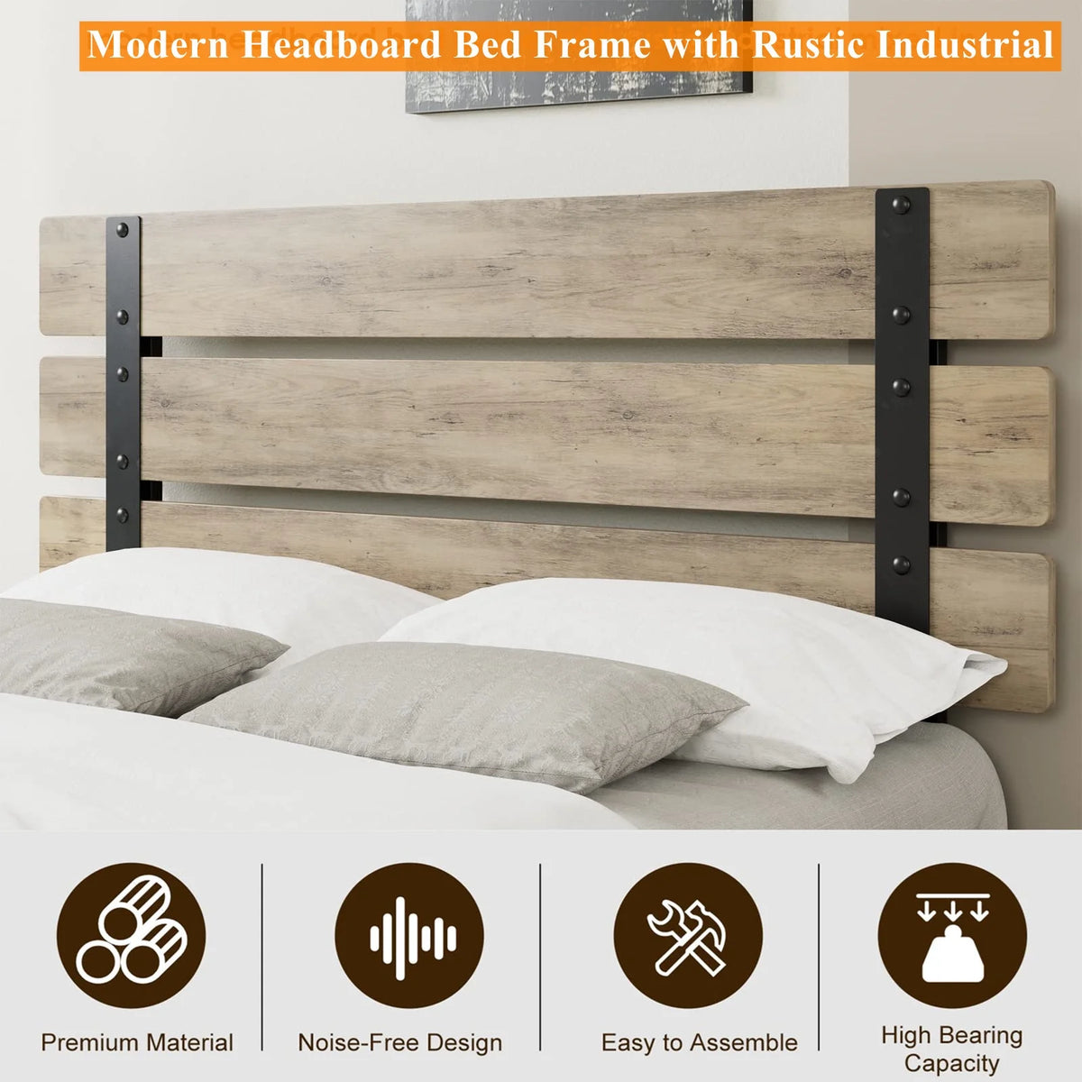 Queen Bed Frame with 4 Storage Drawers Y449