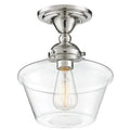 Polished Nickel Semi Flush Mount Light Fixture S983871
