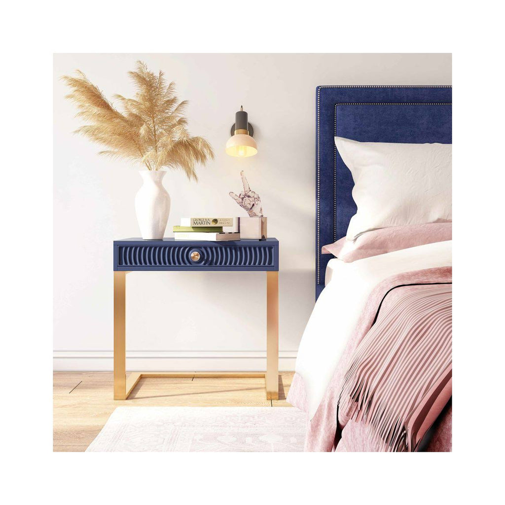 Blue Lacquer Side Table D928354