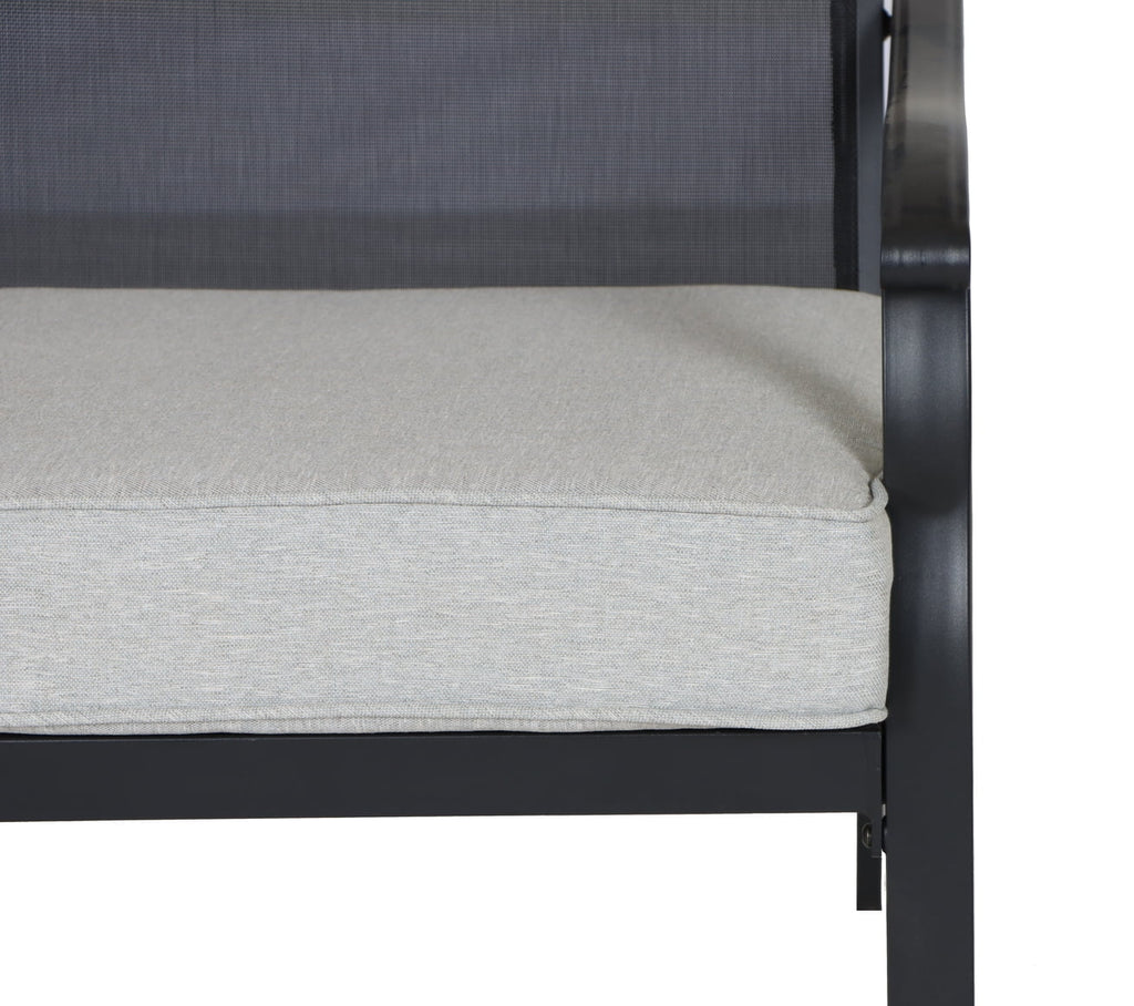 Gray 4 Piece Outdoor Patio Conversation Set S745090