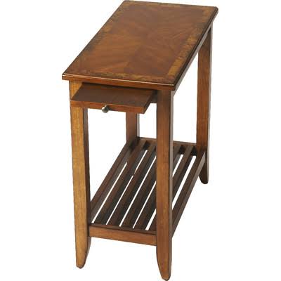 Olive Ash Burl End Table J653