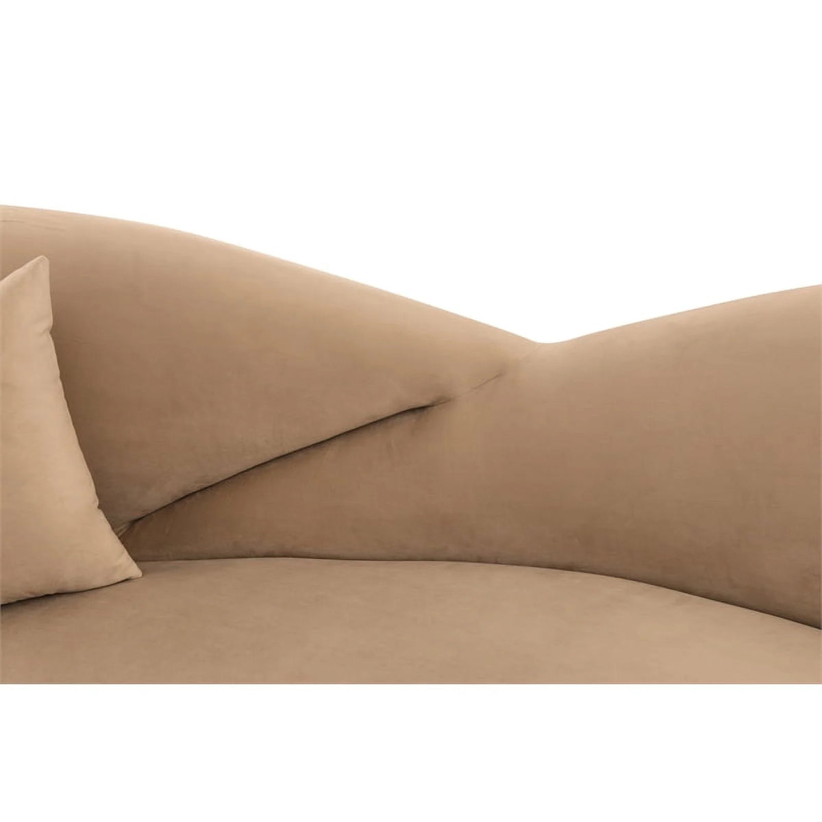 Upholstered Fabric and Metal Sofa J89972