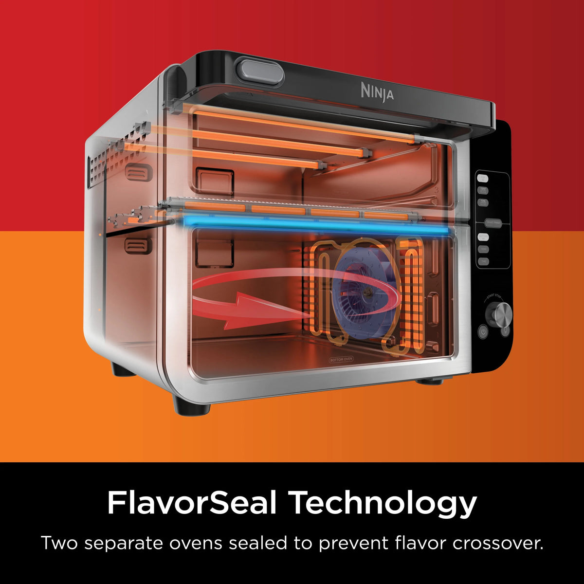 10-in-1 Double Oven with Convection and Air Fry E893