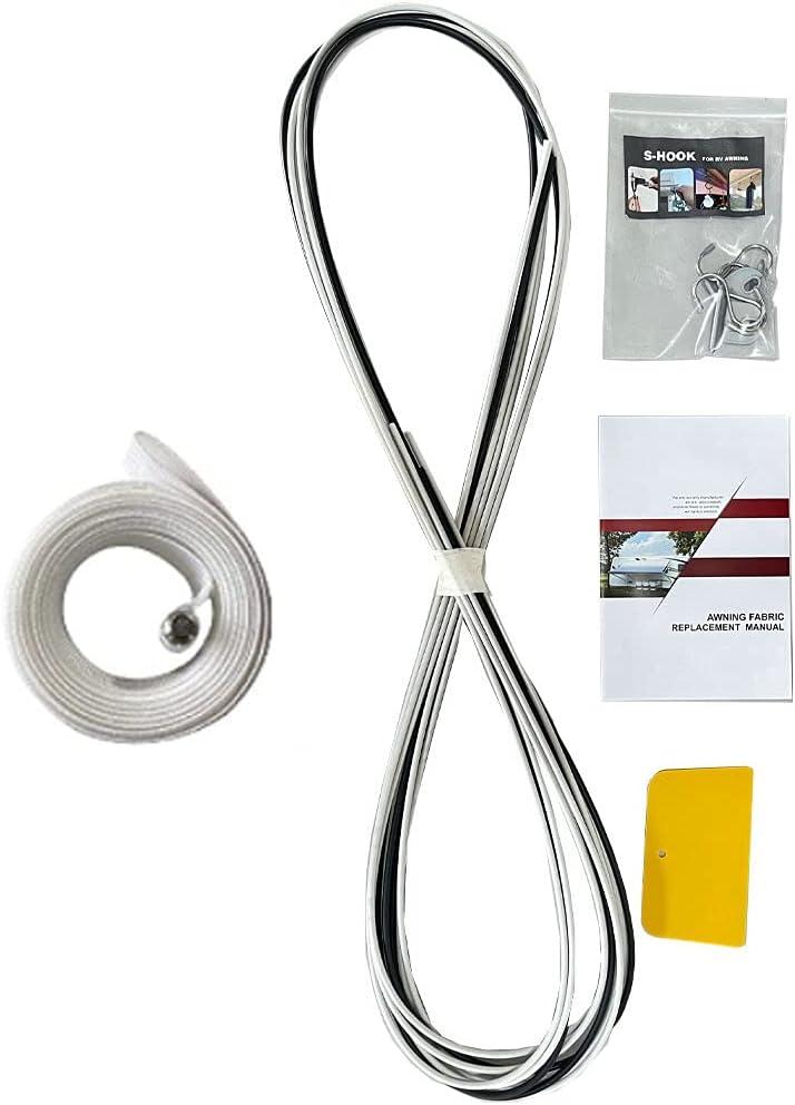 16 Feet Black Vinyl RV Awning Replacement T897565