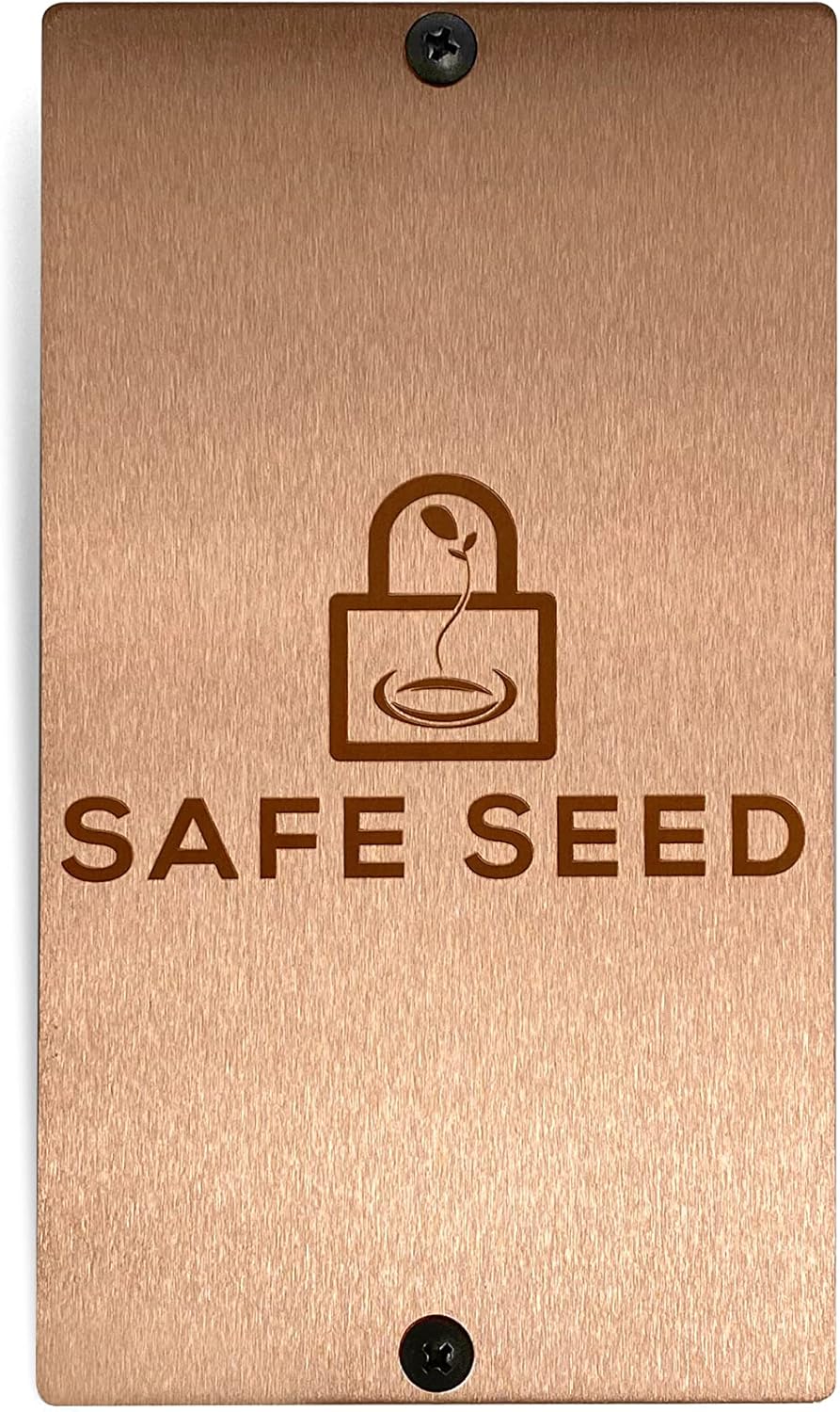 Copper Edition Metal Book Seed Phrase Hardware Cryptocurrency Q407