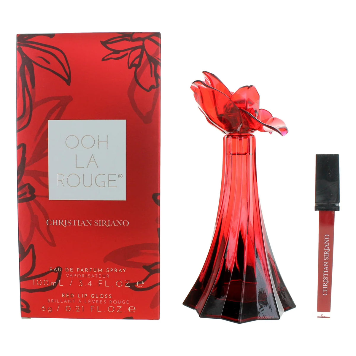 3.4 oz Eau De Parfum Spray with Lip Gloss W1960