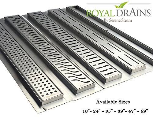 Tile Insert Stainless Steel Shower Drain 30 inch Z455563