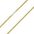 10K Yellow Gold 2.2mm Hollow Wheat Chain Necklace, 22 Inches Z295