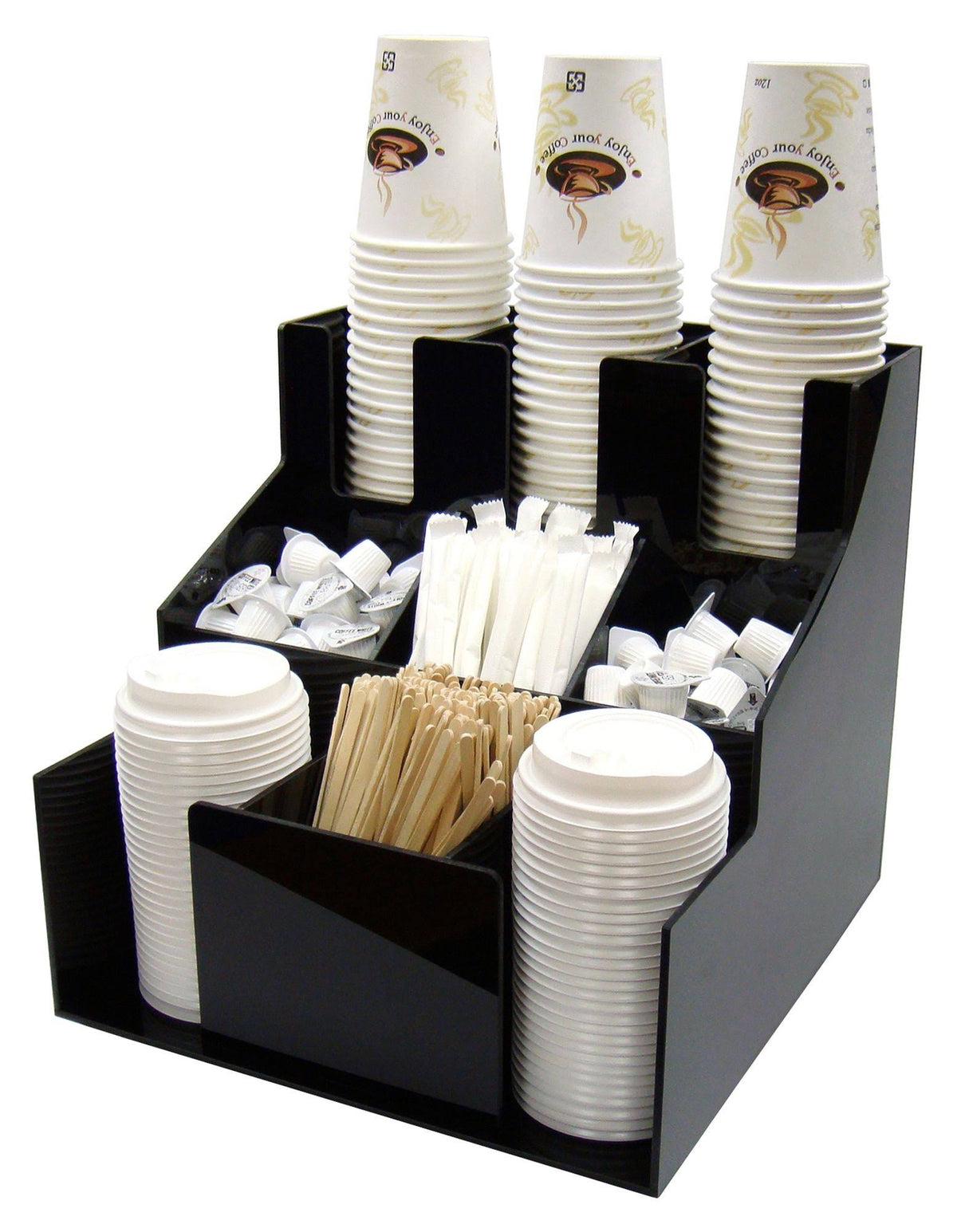 3 Tiers 3 Stacks Cup & Lid Organizer P789165