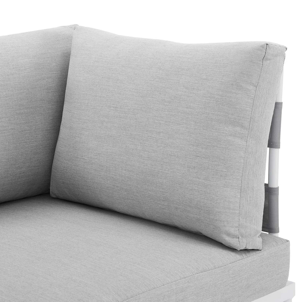 Grey Modern Outdoor Corner Chair Z5004