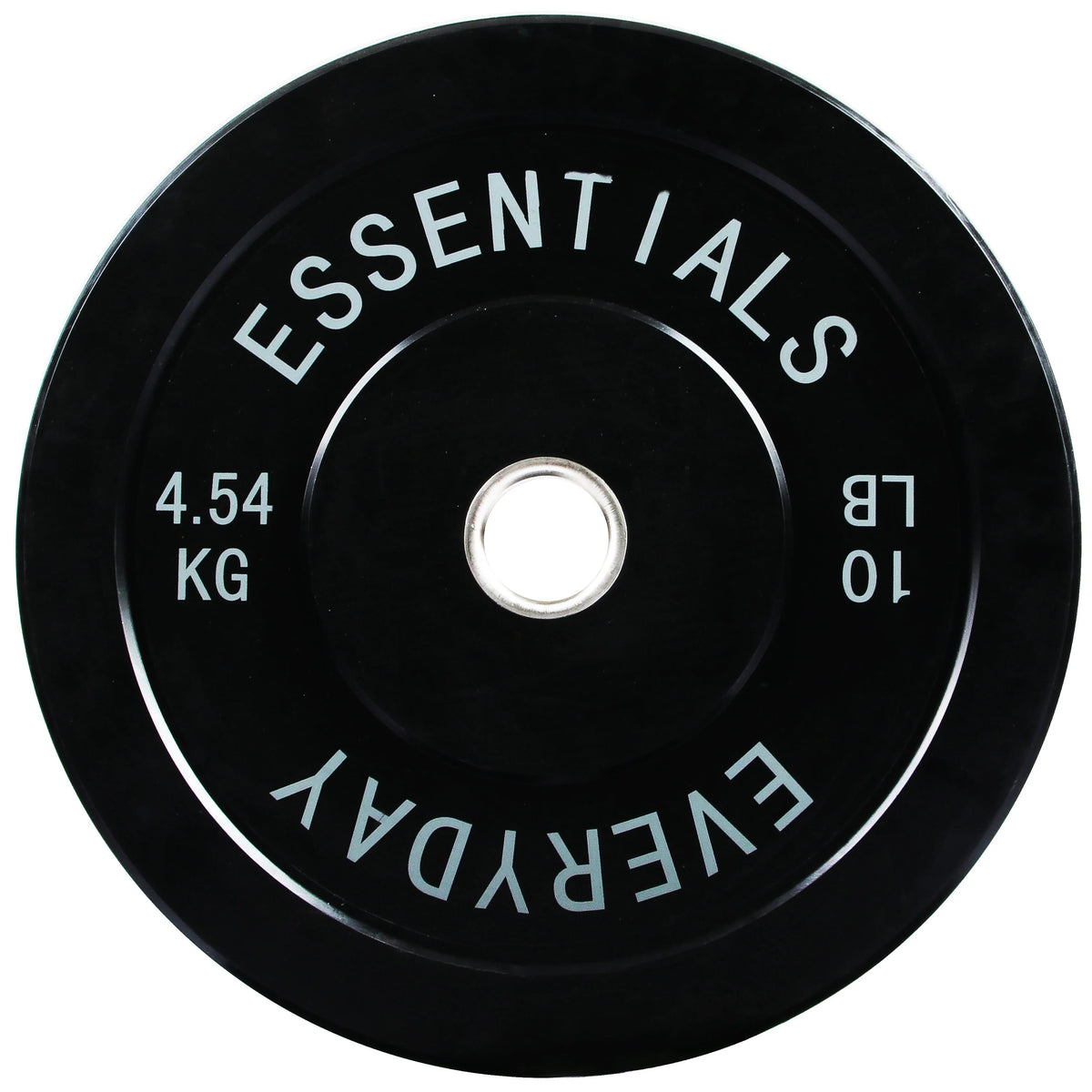 Black 10 lbs Bumper Plate with Steel Hub B6399