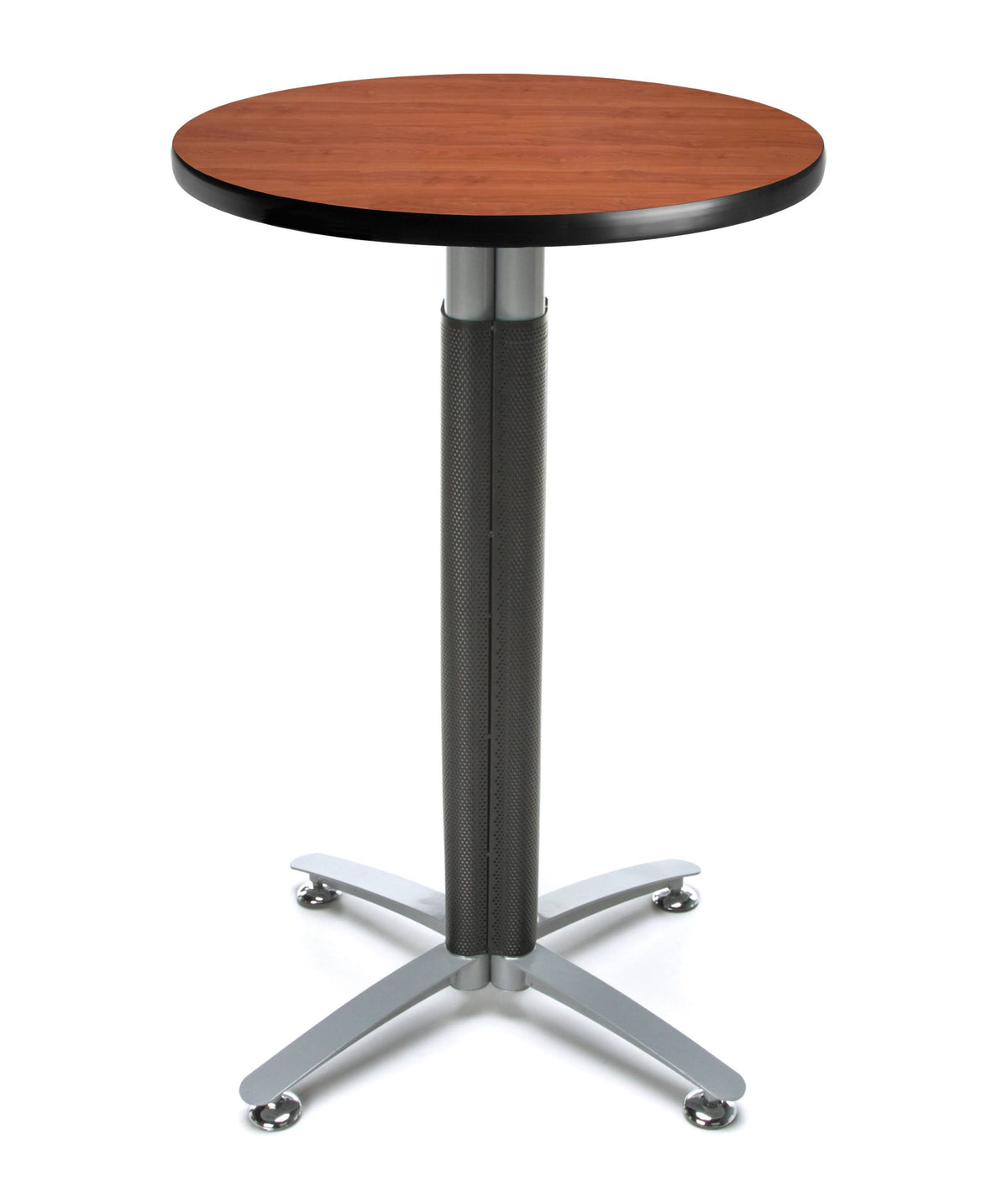 Cherry Round Metal Mesh Base Cafe Table E8822