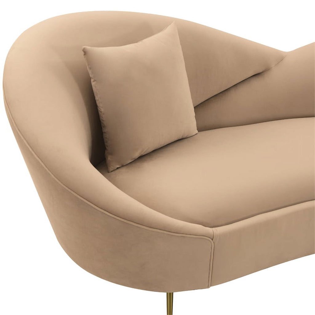 Upholstered Fabric and Metal Sofa J89972