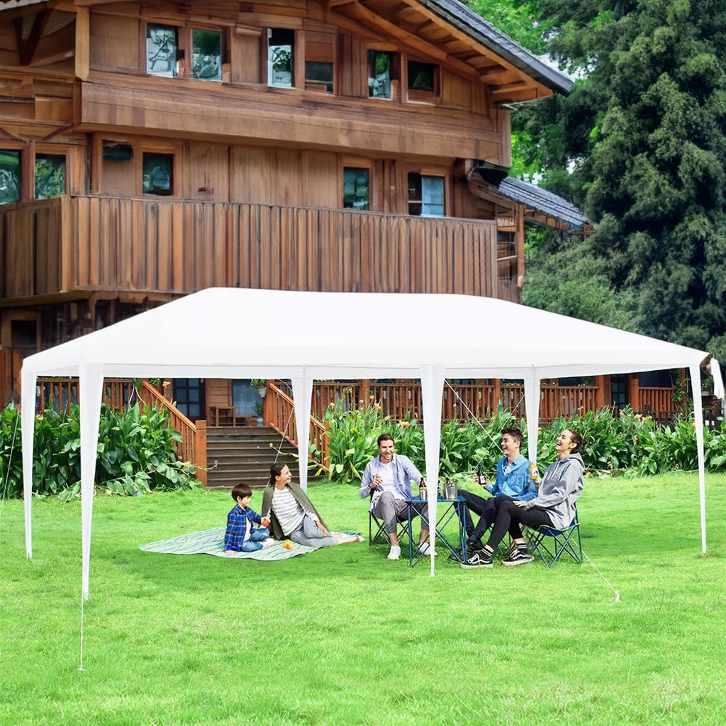 White Party Tent Canopy Shelter L30193