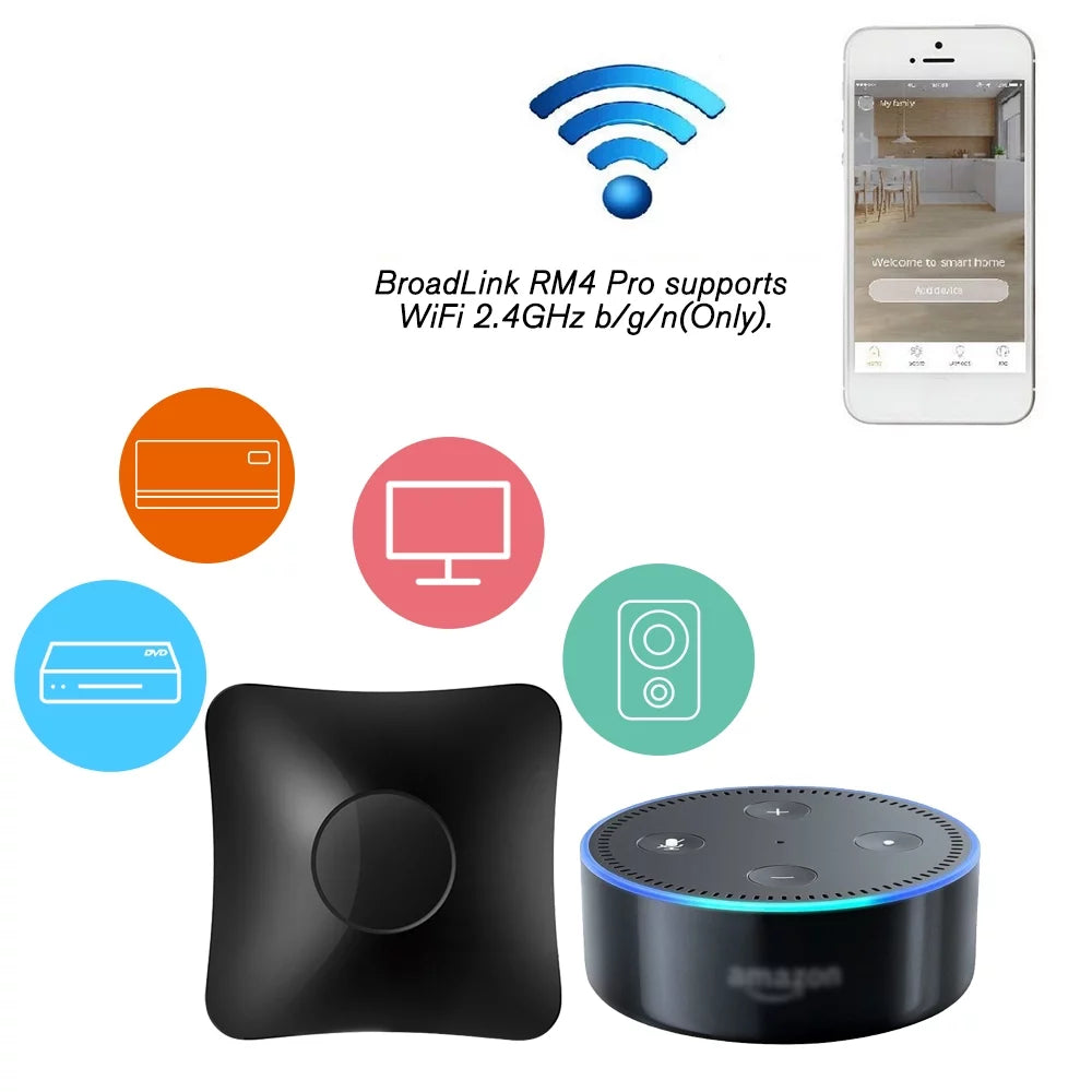 WiFi IR RF Universal Remote Controller D7851