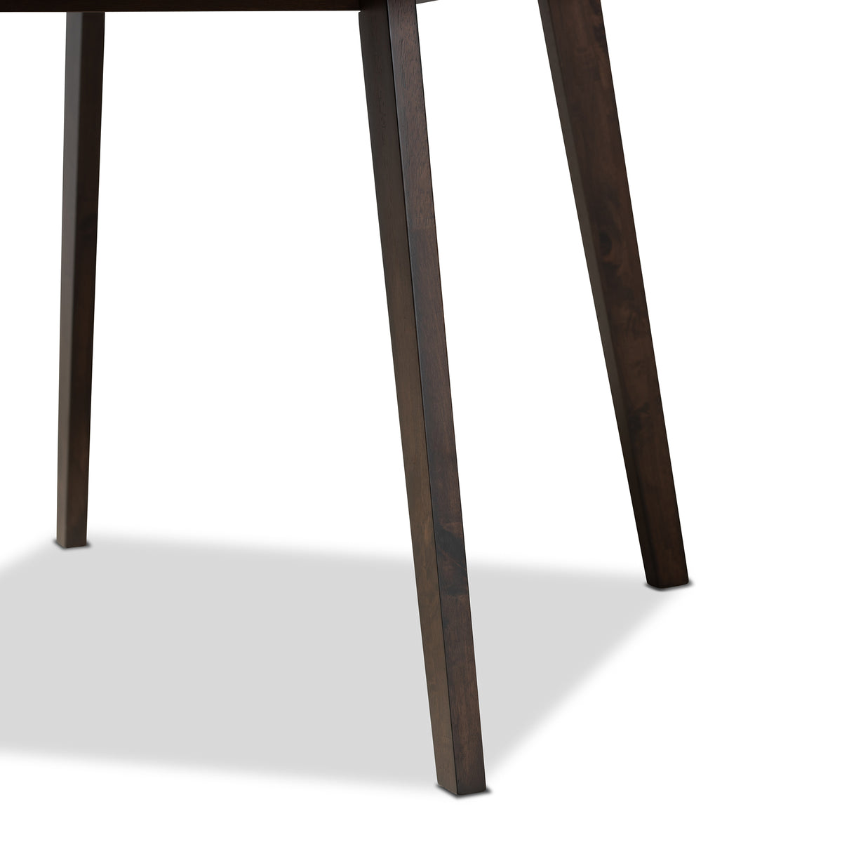 5-Piece Light Grey Fabric Wood Dining Set M77299