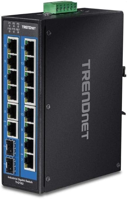 16-Port Industrial Gigabit L2 Managed DIN-Rail Switch Q99882