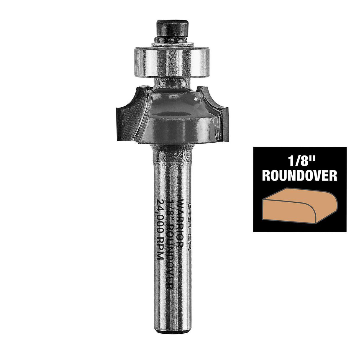 Roundover Router Bit Set, 4-Piece V491965