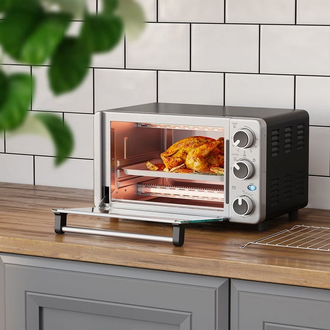 Stainless Steel 4 Slice Toaster Oven with 30 Minute Timer G6384